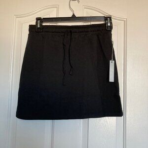 TART Shanton Jersey Mini Skirt - Black- Size L - New With Tags
